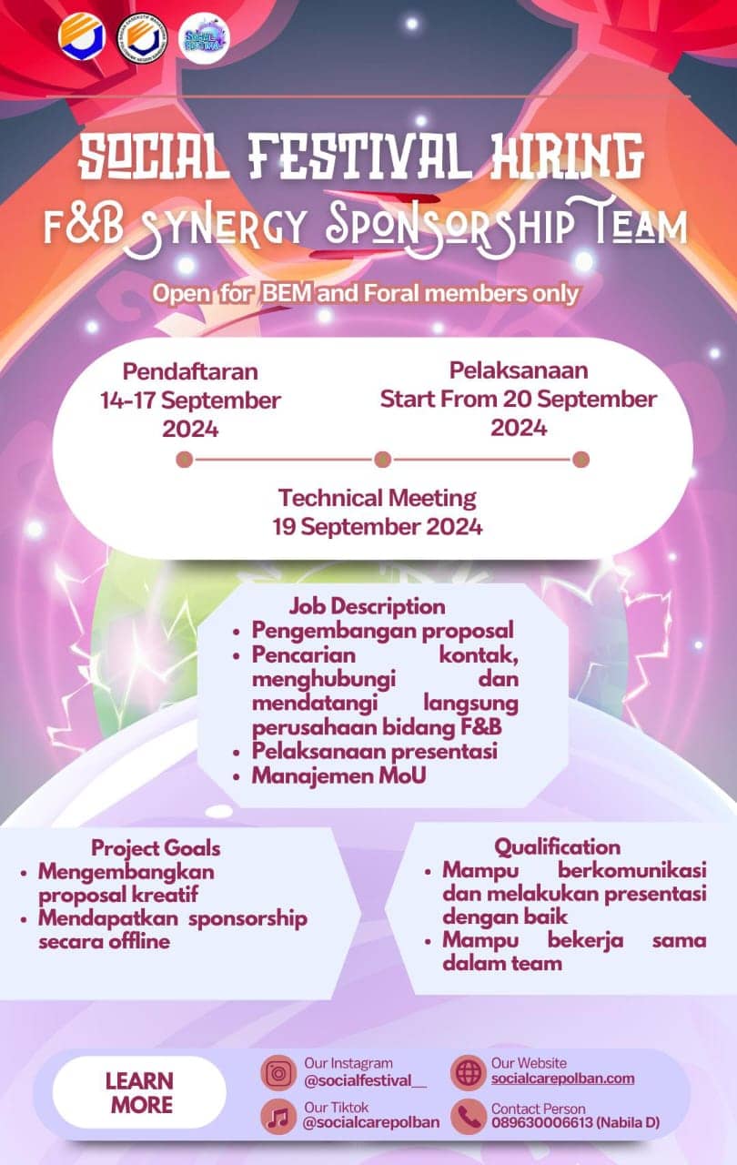 F&B Synergy Sponsorship