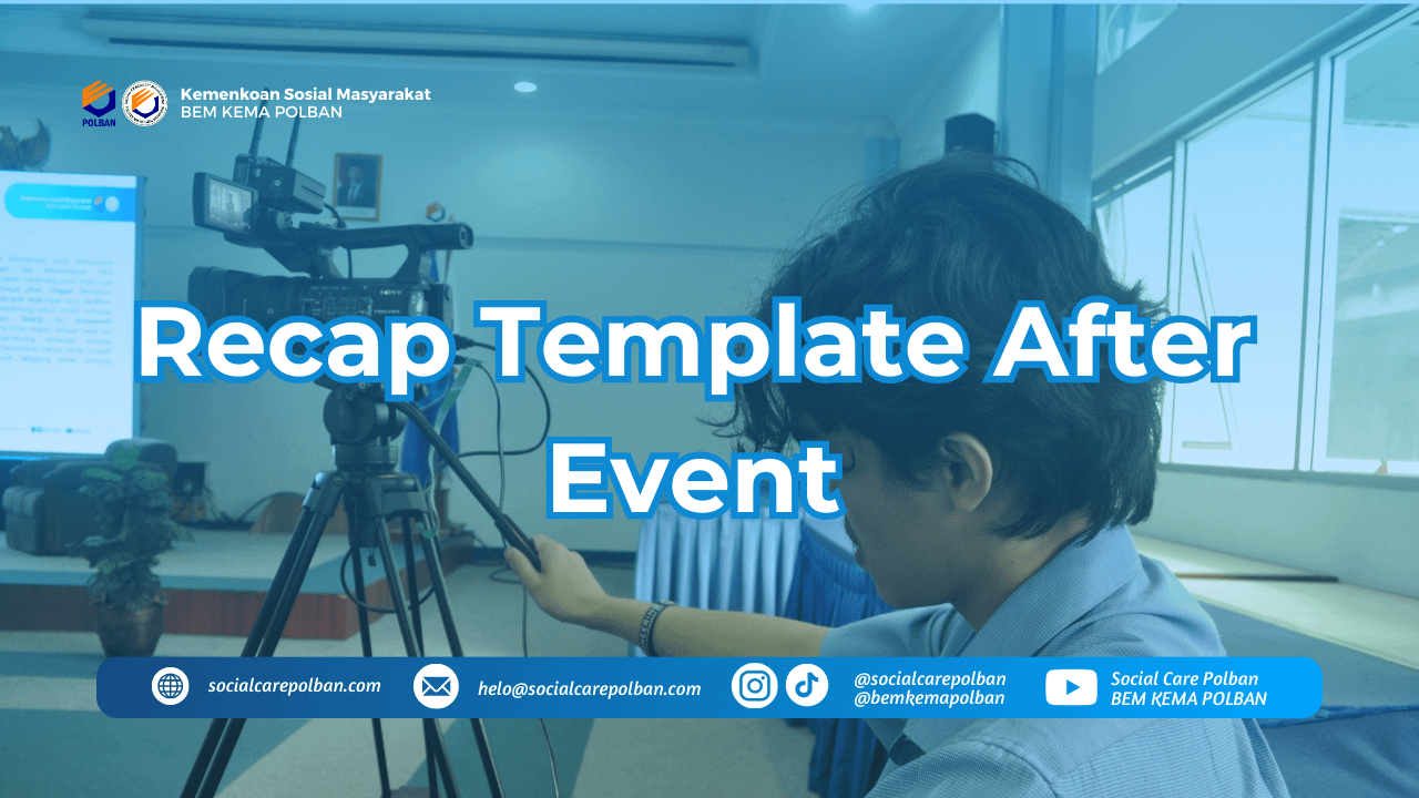 RECAP TEMPLATE AFTER EVENT