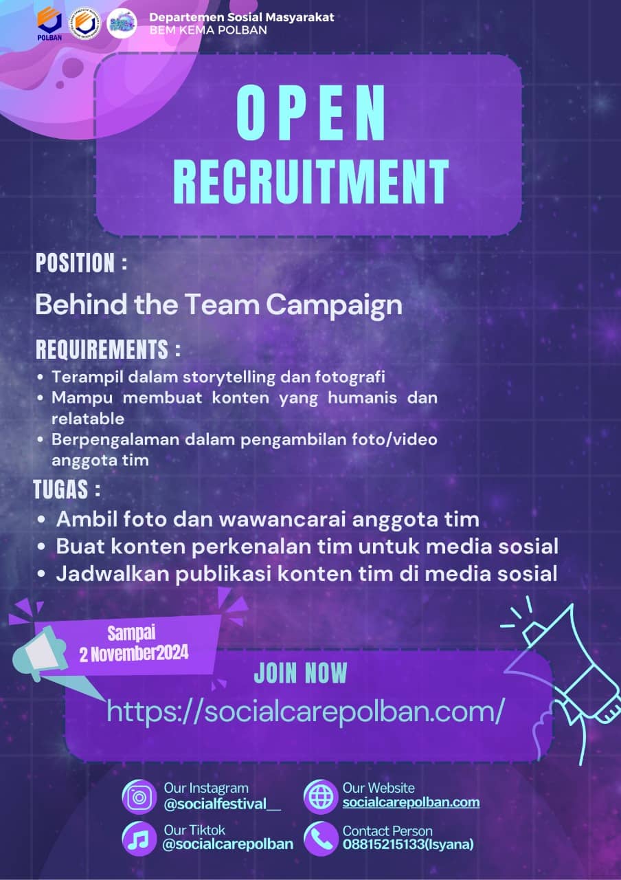 Behind the Team CampaignBehind the Team Campaign